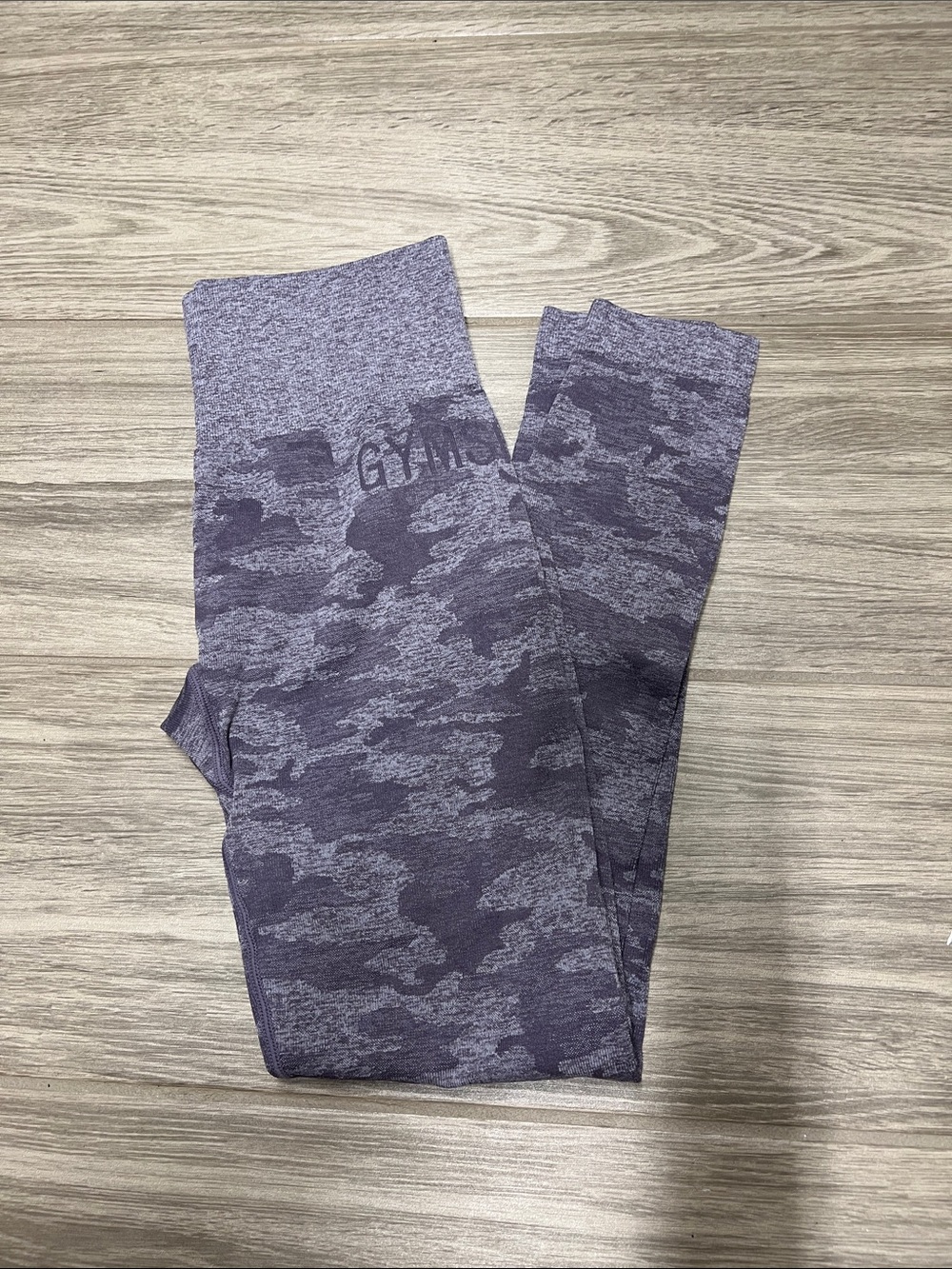 Gymshark Seamless Purple Camo Leggings
